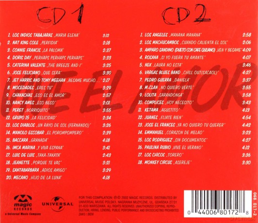 Various: Vive El Amor (Tańcząc z bykiem pod rękę) [2CD]