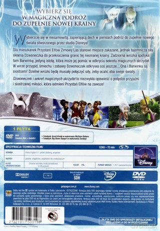 Dzwoneczek i sekret magicznych skrzydeł (Disney) [DVD]