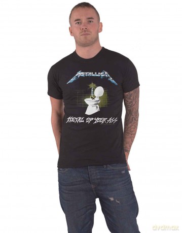 Metallica: Unisex T-Shirt: Metal Up Your Ass (Black) (Back Print) (XX-Large)