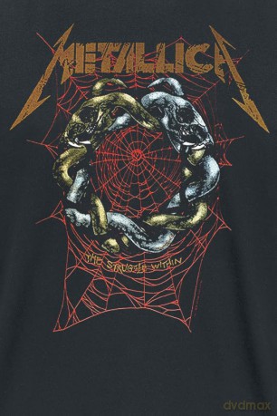 Metallica: Unisex T-Shirt: Ruin/Struggle (Black) (Back Print) (Medium)