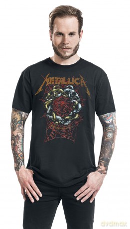 Metallica: Unisex T-Shirt: Ruin/Struggle (Black) (Back Print) (Medium)