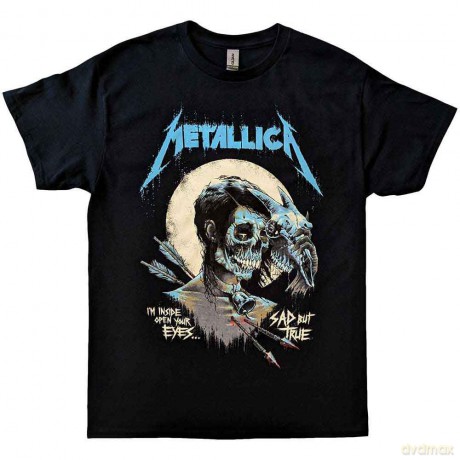 Metallica: Unisex T-Shirt: Sad But True Poster (Black) (Medium)