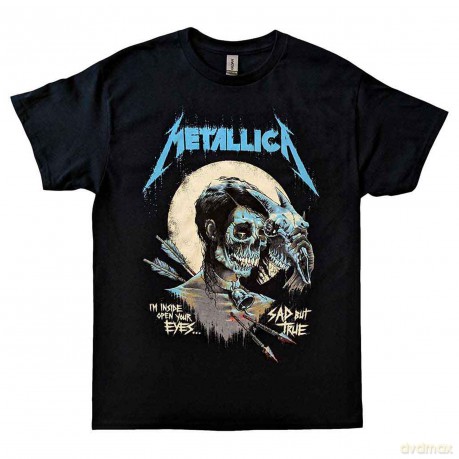 Metallica: Unisex T-Shirt: Sad But True Poster (Black) (XX-Large)