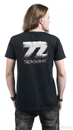 Metallica: Unisex T-Shirt: Skull Screaming Red 72 Seasons (Black) (Back Print) (Medium)