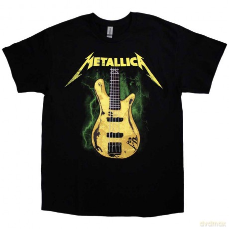 Metallica: Unisex T-Shirt: Trujillo M72 Bass (Black) (X-Large)