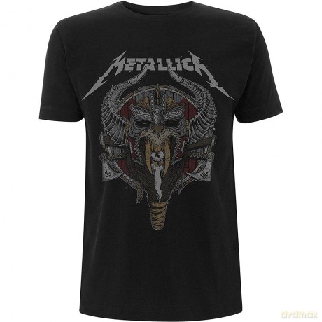 Metallica: Unisex T-Shirt: Viking (Black) (Large)