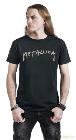 Metallica: Unisex T-Shirt: Wuz Here (Black) (Back Print) (Small)