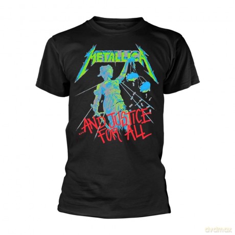 Metallica: Unisex Tee: And Justice For All (Original) (Back Print) (Medium)