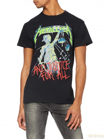 Metallica: Unisex Tee: And Justice For All (Original) (Back Print) (Small)