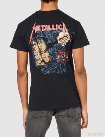 Metallica: Unisex Tee: And Justice For All (Original) (Back Print) (Small)