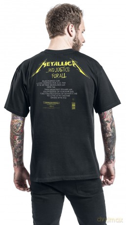 Metallica: Unisex Tee: And Justice For All Tracks (Back Print) (XX-Large)