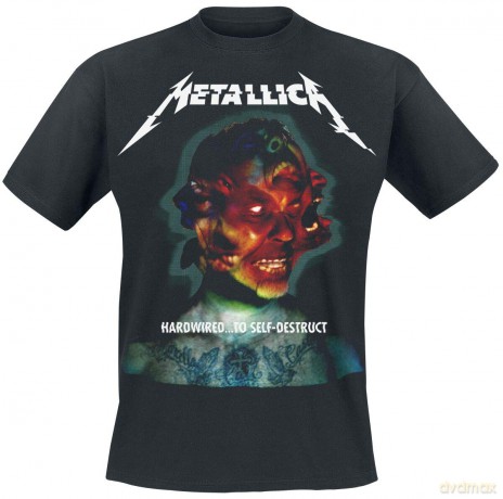 Metallica: Unisex Tee: Hardwired Album Cover (Large)