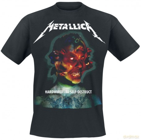 Metallica: Unisex Tee: Hardwired Album Cover (Large)
