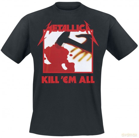 Metallica: Unisex Tee: Kill 'Em All Tracks (Back Print) (Large)