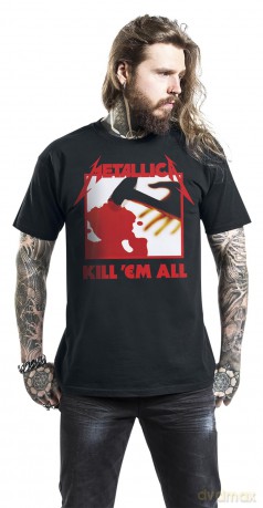 Metallica: Unisex Tee: Kill 'Em All Tracks (Back Print) (Large)
