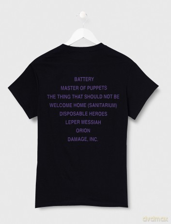 Metallica: Unisex Tee: Master of Puppets (Back Print) (Small)