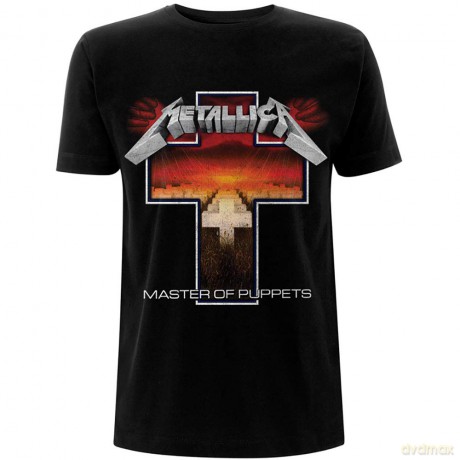 Metallica: Unisex Tee: Master of Puppets Cross (Small)