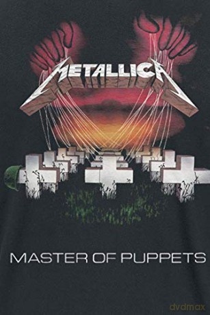 Metallica: Unisex Tee: Master of Puppets European Tour '86. (Back Print) (Medium)