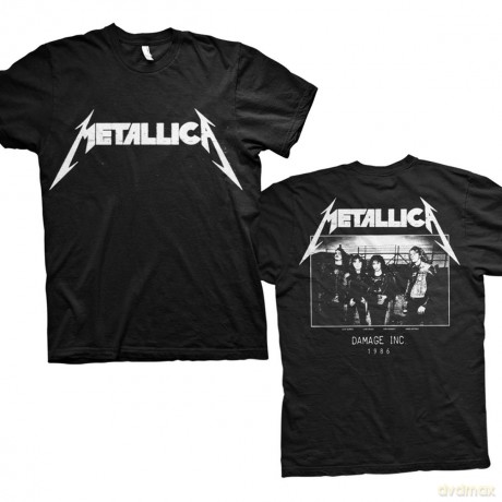 Metallica: Unisex Tee: Master of Puppets Photo (Back Print) (Medium)