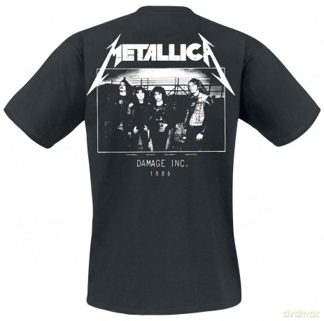 Metallica: Unisex Tee: Master of Puppets Photo (Back Print) (X-Large)