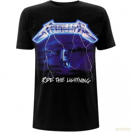 Metallica: Unisex Tee: Ride The Lightning Tracks (Back Print) (XX-Large)