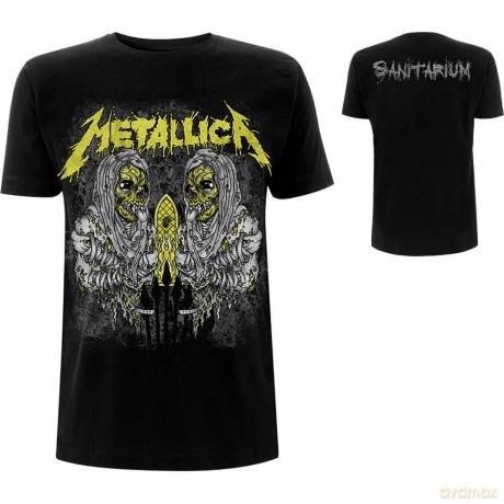 Metallica: Unisex Tee: Sanitarium (Back Print) (Large)