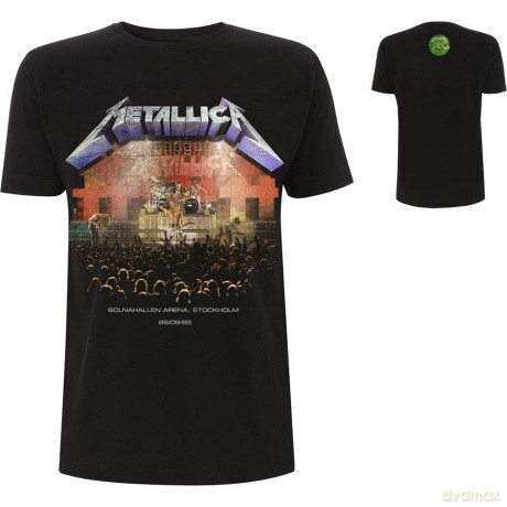 Metallica: Unisex Tee: Stockholm '86. (Back Print) (Small)