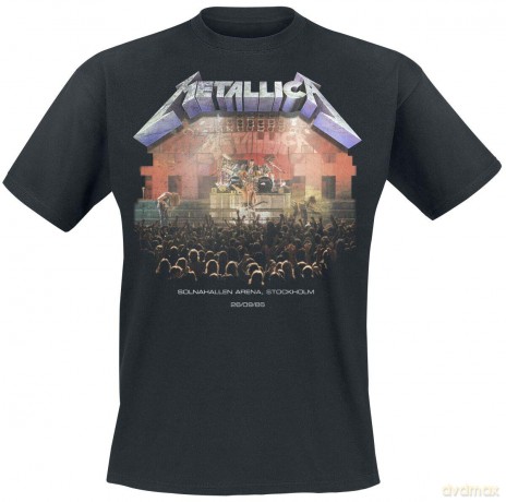 Metallica: Unisex Tee: Stockholm '86. (Back Print) (XX-Large)