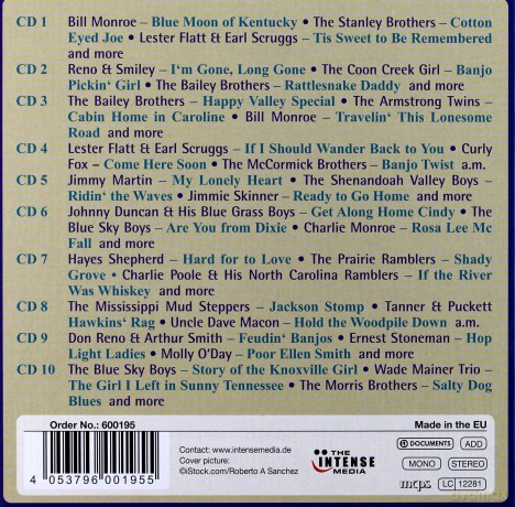 Various Artists: Bluegrass - Hit Festival [10CD]