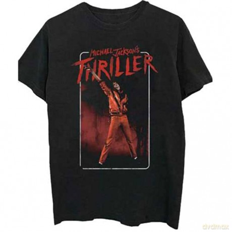 Michael Jackson: Men's Tee: Thriller White Red Suit (X-Large)