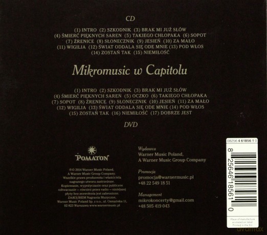 Mikromusic: Mikromusic w Capitolu [CD]+[DVD]