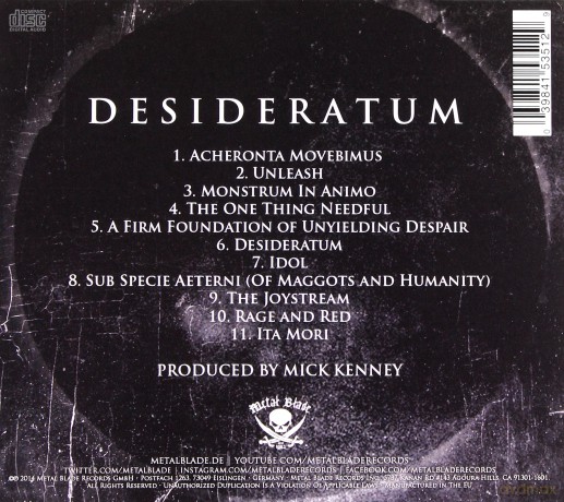 Anaal Nathrakh: Desideratum [CD]