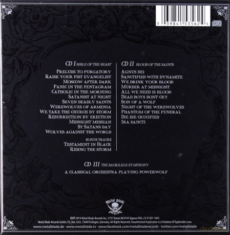 Powerwolf: The History Of Heresy II 2009-2012 [3CD]