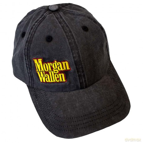 Morgan Wallen: Unisex Baseball Cap: Stacked Logo Side (Charcoal Grey)