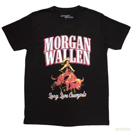 Morgan Wallen: Unisex T-Shirt: Long Live Cowgirls (Black) (Medium)