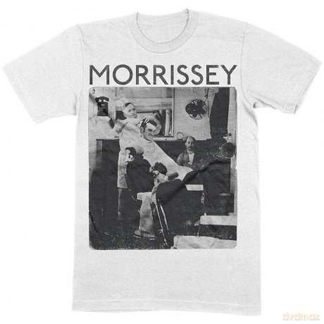 Morrissey: Unisex T-Shirt: Barber Shop (White) (X-Large)