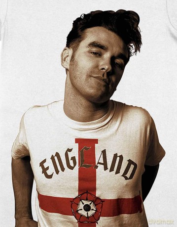 Morrissey: Unisex T-Shirt: Glamorous Glue (White) (Large)