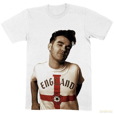 Morrissey: Unisex T-Shirt: Glamorous Glue (White) (Small)