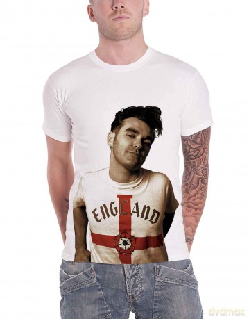 Morrissey: Unisex T-Shirt: Glamorous Glue (White) (X-Large)