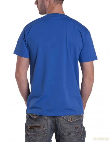 Morrissey: Unisex T-Shirt: Never Giving In/Whale (Blue) (X-Large)
