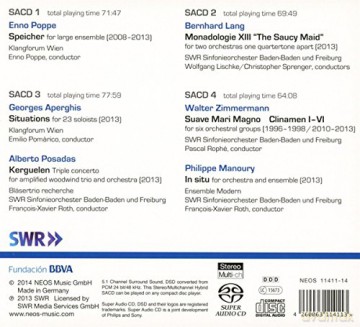 Various Artists: Enno Poppe: Donaueschinger Musiktage 2013 [4CD]