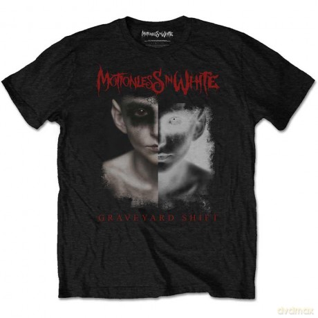 Motionless in White: Motionless In White Men's Tee: Split Screen (Large)