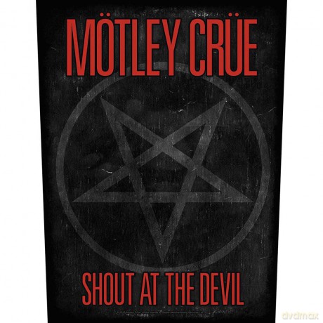 Motley Crue: Back Patch: Shout At The Devil Pentagram