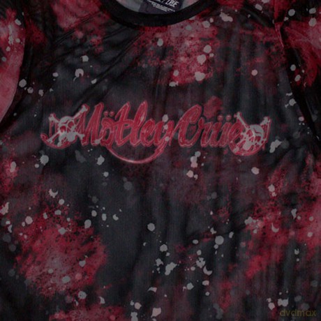 Motley Crue: Ladies Crop Top: Feelgood Logo (Black) (Mesh) (X-Small)