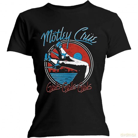 Motley Crue: Ladies Tee: Heels V.3. (Large)