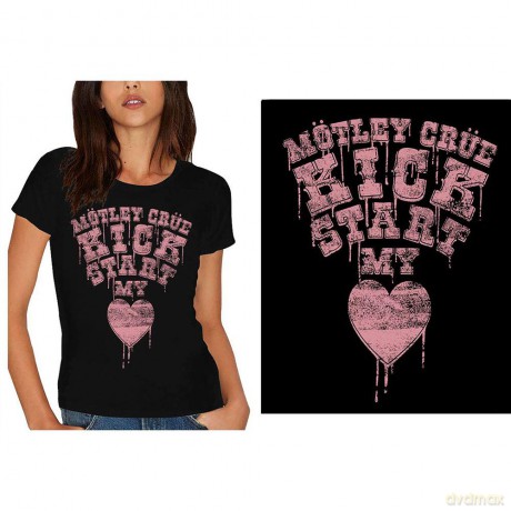 Motley Crue: Ladies Tee: Kick Start My Heart (X-Large)