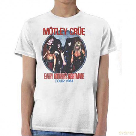 Motley Crue: Men's Tee: Every Mothers Nightmare (Medium)