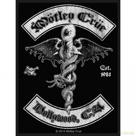 Motley Crue: Standard Patch: Hollywood