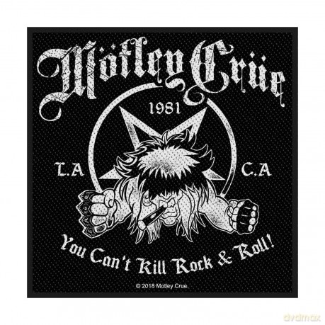 Motley Crue: Standard Patch: You Can't Kill Rock n' Roll (Loose)