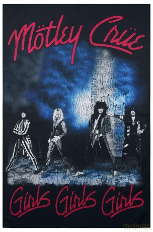 Motley Crue: Textile Poster: Girls, Girls, Girls